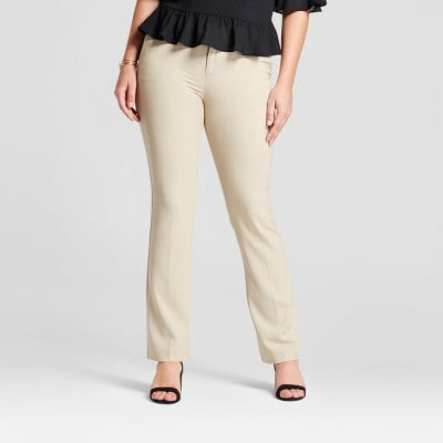 Bootcut Curvy Bi-Stretch Twill Pants 