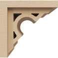 thumbnail image 3 of 6"W x 6"D x 6"H Wide Sheridan Rough Cedar Woodgrain TimberThane Corbel, Primed Tan, 3 of 6