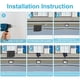 thumbnail image 5 of Luz solar para exteriores de 56 LED con sensor de movimiento, reflector LED impermeable IP65, luz de pared de seguridad solar con cable de 16.5 pies Luz de inundación LED solar JAMW Sencillez, 5 of 5