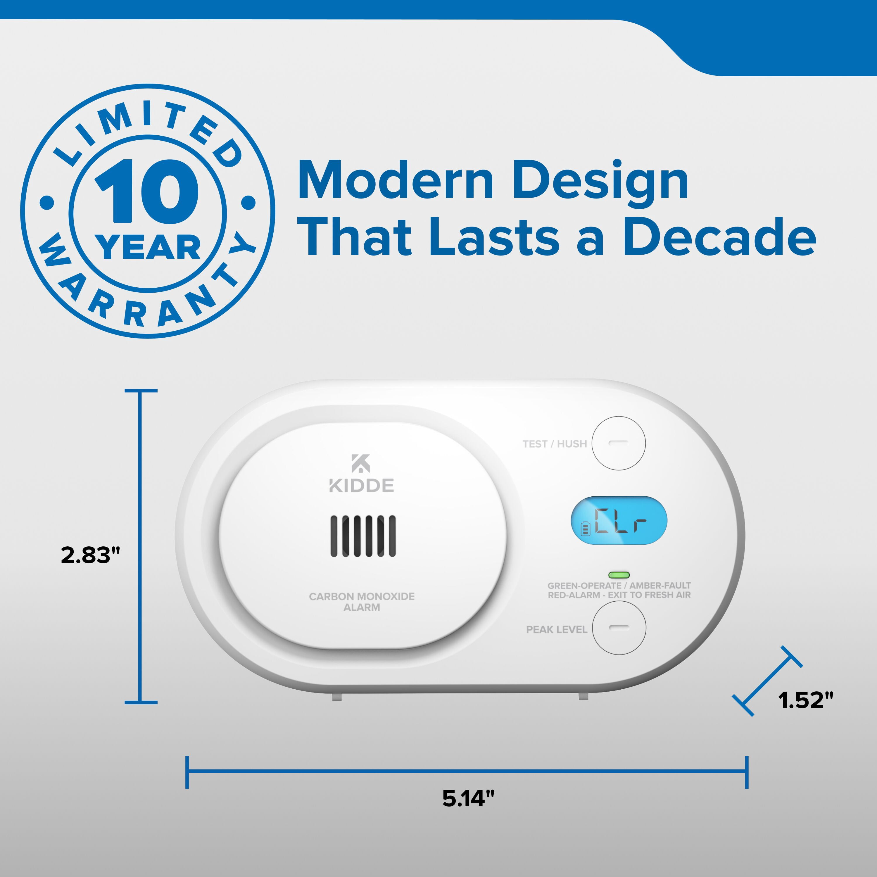 Kidde COBD AA Battery Powered, Electrochemical Carbon Monoxide Alarm