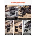 thumbnail image 6 of VEVOR Heavy Duty Double Welding Cable Reel, Welding Cable Lead Reels for 150FT 1/0 & 125FT 2/0 Cable, Powder-Coated Steel Reel with Locking Pin for Service Trucks, Fleet Maintenance, Jobsites, 6 of 9