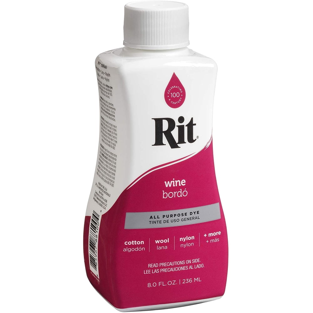 Rit All Purpose Liquid Fabric Dye 8 fl oz Wine, 6 Pack