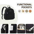 thumbnail image 5 of Lovevook Mini Backpack Purse for Daily Use, Cute Backpack for Women with Chic Puffer Fabric Ultra-Light & Easy Care, 5 of 5
