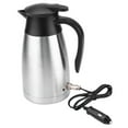 thumbnail image 1 of Stainless Steel Electric in Car Kettle, 1000ML Capacity, DC 12V/24V Power, Sealed Kettle Cover, Indicator Light, Travel Thermoses, Heating Water Bottle, for Road Trip, 1 of 8