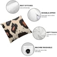 thumbnail image 6 of Cow Print Throw Pillow Covers Soft Corduroy Pillowcase  Decorative Cushion Cover Modern Square Cushion Cases for Living Room Bed Sofa Bedroom Pillow Included, 6 of 7