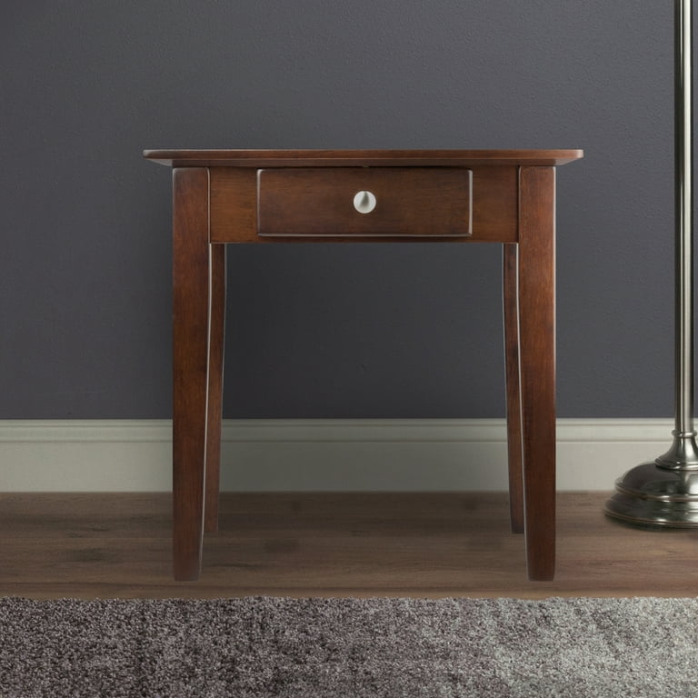 Winsome Rochester Shaker Leg End Table, Walnut Finish photo 5