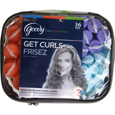 Goody Styling Essentials Foam Hair Roller Mega Pack 36 Count Goody Styling Essentials Foam Hair Roller Mega Pack 36 Count