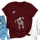 thumbnail image 2 of Camiseta holgada de manga corta con estampado de mueca retro para hombre y mujer Pompotops hfajkhk139337, 2 of 6