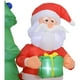 thumbnail image 4 of Inflable Navidad Santa Reno Arbol Luz Led Decoración 1.5mts Houzer, 4 of 6