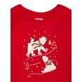 thumbnail image 2 of Garanimals Toddler Girls Holiday Graphic Print Tee with Long Sleeves, Sizes 18M-5T, 2 of 3