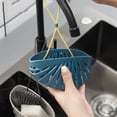 thumbnail image 3 of Escurridor de esponja Kearding Cesta de cocina Almacenamiento en el hogar Jabón Estante Azul, 3 of 6
