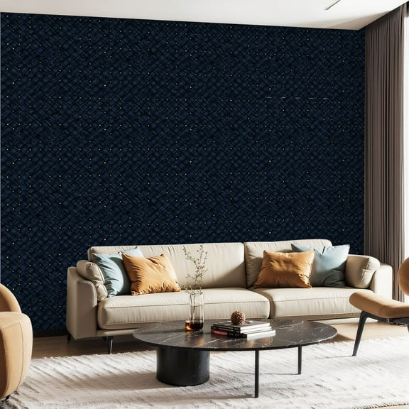 Peel and Stick Wallpaper Contact Paper Diamond shape motif geometric classic two colors textile Self Adhesive and Removable 24in x 118in