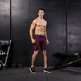 thumbnail image 2 of Men Quick Drying Training Fitness Compression Gym Shorts Running Shorts Gym Mens Sport Shorts Black XXL, 2 of 12