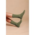 thumbnail image 2 of Cottonique Elastic-Free Organic Cotton Elite Socks (2 pairs /pack | Size: L | Color: Melange Green ), 2 of 4