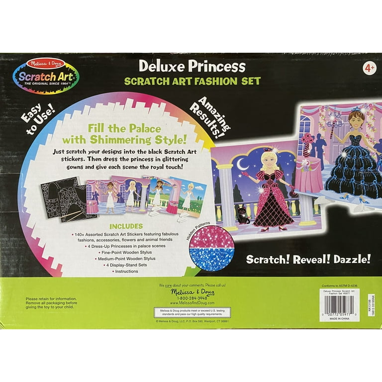 Deluxe Princess Scratch Art Set Deluxe Princess Scratch Art Set