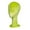 Green, variant on EHJRE Female Head Mannquin Hat Display Mannequin Head Professional Display Styling Velvet Head Dress Form for Halloween Hat Headset yellow
