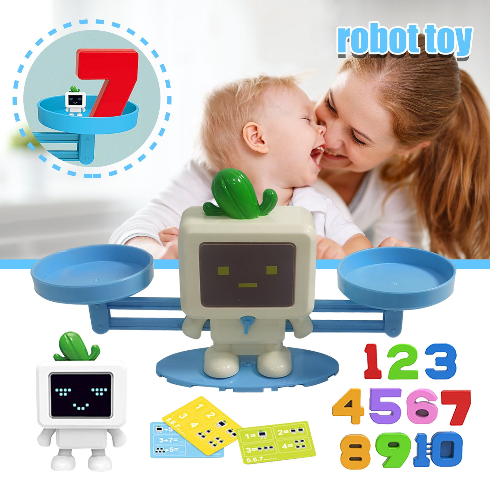educational toys for 3 year old robot balance counting