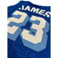 thumbnail image 4 of LeBron James X Nipsey Hustle Crenshaw Men's Headgear Classics Baseball Jersey (Small, Blue), 4 of 5