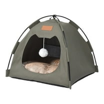 Zmeidao Cat Tent House, Portable Indoor/Outdoor Pet Tent House, Washable Cave Nest for Small Pets
