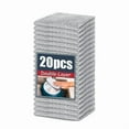 thumbnail image 2 of 20 Counts Dishwashing Rags，Multipurpose Non-Scratch Wire Dishcloths for Wet and Dry Use, Reusable Wire Cleaning Cloths for Kitchen, Sinks, and Pans Silver Removable, Washable & More, 2 of 16