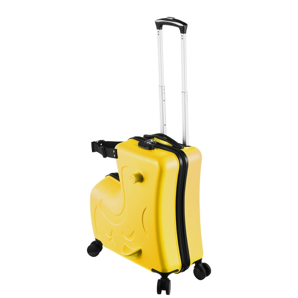 ZIHUI Kids Luggage, Kids ride-on Suitcase carry-on Tollder Luggage with Wheels , Carry On Trolley Luggage with Password Lock ,Suitcase to Kids aged 1-6 years old (24 Inch)