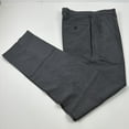 thumbnail image 7 of Perry Ellis Mens Solid Stretch Dress Pants Slacks, Grey, 30W x 32L, 7 of 7