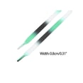 thumbnail image 3 of INSPIRE CHIC Three Colors Tie-dye Shoelaces Flat Shoe Laces for Sneakers 1 Pair Black, White and Mint Green 140cm/55.1", 3 of 5