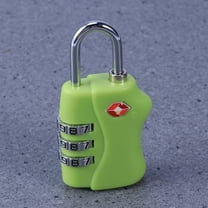 LEORX 1Set Luggage Locks TSA Approved Zinc Alloy Green for Travel with 3-Digit Combination