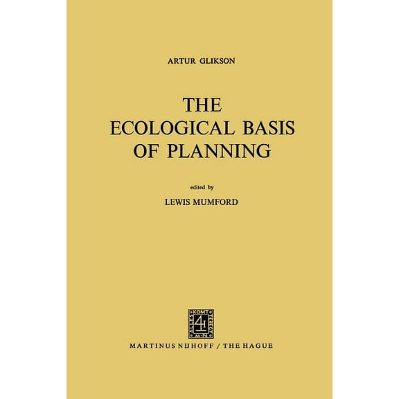 The Ecological Basis of Planning, (Paperback)