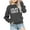 Dark Gray, variant on Girls Crewneck Oversized Sweatshirt Kids Fashion Long Sleeve Pullover Tops 1-12 Years qILAKOG Size Dark Gray11-12 Years