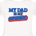 thumbnail image 4 of Inktastic My Dad is My Superhero Boys or Girls Long Sleeve Baby Bodysuit, 4 of 5