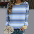 thumbnail image 2 of Xudanell Oversized Sweatshirts for Women Loose Fit Pullover Long Sleeve Crewneck Sweatshirts Solid Fall Hoodies (Light Blue,XL), 2 of 5