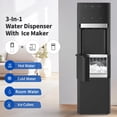 thumbnail image 2 of SOOPYK Bottleless Water Dispenser with Ice Maker, 27Lbs/24H, 3 Temp, Child Lock, Black, No Filter for Home & Office, 2 of 9