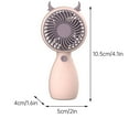 thumbnail image 2 of RoamHome Electric Mini Fan Charging 2000mAh Battery Powered Small Fans USB Rechargeable Handheld Portable Fans Personal Cooling Fan That Blows Cold Air Pink (C), 2 of 5
