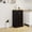 Black 25, variant on Multipurpose Ironing Cart with Rolling Ironing Board, Compact Ironing Cabinet for Laundry Room, Bedroom, Cloakroom - White, E1 MDF