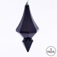 thumbnail image 3 of Vickerman 8" Black Candy Finish Diamond Finial Ornament, Pack of 2, 3 of 3