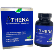 Athena Peak Performance Brain Supplement | Nootropics Booster | Enhance Focus | Support Healthy Brain Function for Men & Woman (30 Capsules)
