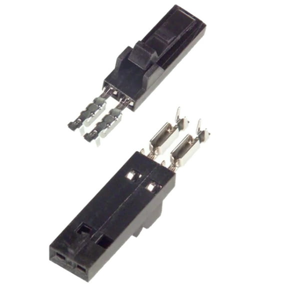 5-103958-1 Rectangular Receptacle Connector 2 Position IDC 22-26 AWG