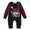 Black, variant on SUYIDA Christmas Bodysuit for Baby Girls, Long Sleeve Holiday Romper, Cozy Soft Festive Print Outfit for Toddler Party Wear, Bodysuit