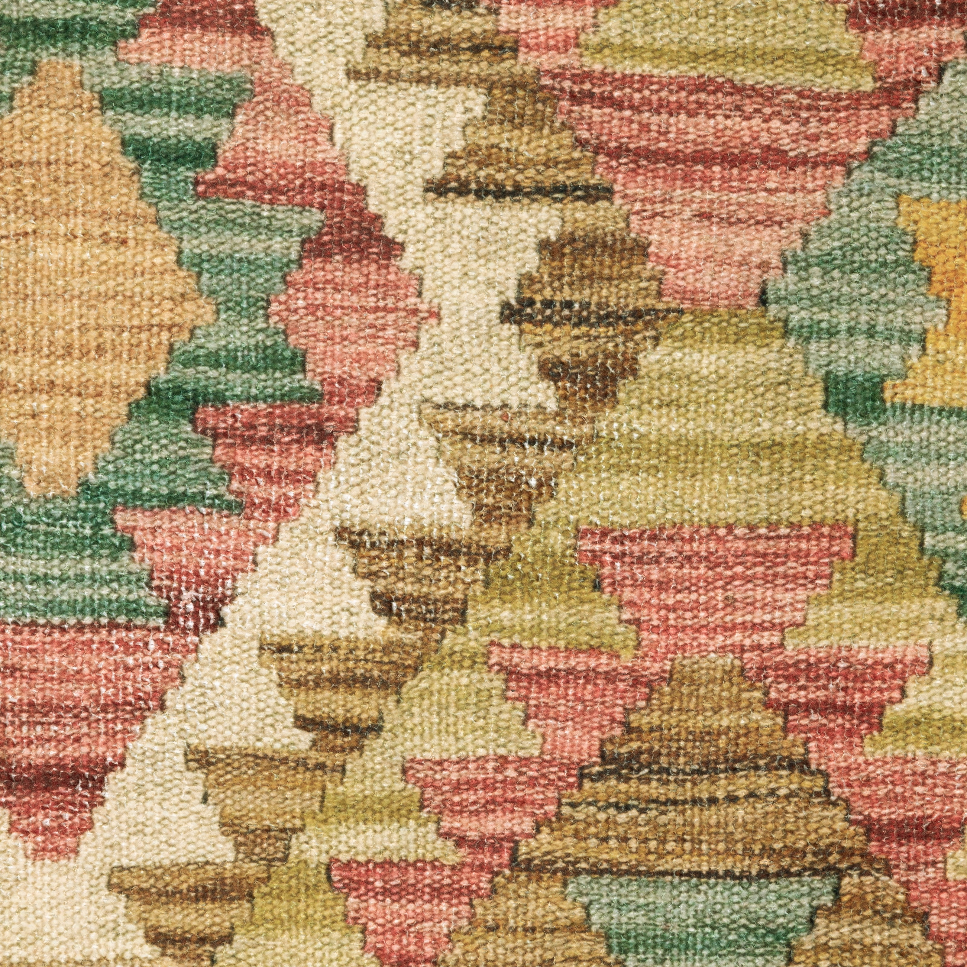 Avalon Home Marlowe Washable Geometric Tribal Gold/ Multi Indoor Area Rug