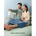 thumbnail image 2 of Heating Pad for Neck and Shoulders, 35" x 27" Extra Large Back Pain Relief Electric Heating Wrap, Dry & Moist Heat Therapy, 6 Temperature Settings, Machine Washable, 2 Hours Auto Shut-Off, 2 of 8