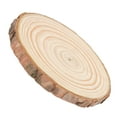 thumbnail image 2 of Rodajas de madera natural, troncos redondos de pino, manualidades, pintura, bodas, festivales, decoración, n.° 5, 11-12 cm, 2 of 14