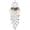 Snowflake, variant on Crystal Cascade Christmas Light, Hanging Snowflake & Crystal LED Decoration for Porch, Tree, Window, Holiday Party, Indoor & Outdoor, Festive Decor
