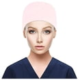 thumbnail image 1 of Scrub Cap With Buttons Bouffant Hat With Sweatband for Womens and Mens, 1 of 3