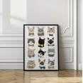 thumbnail image 3 of Cats In Bow Tie Framed Art Modern Wall Decor, 3 of 15