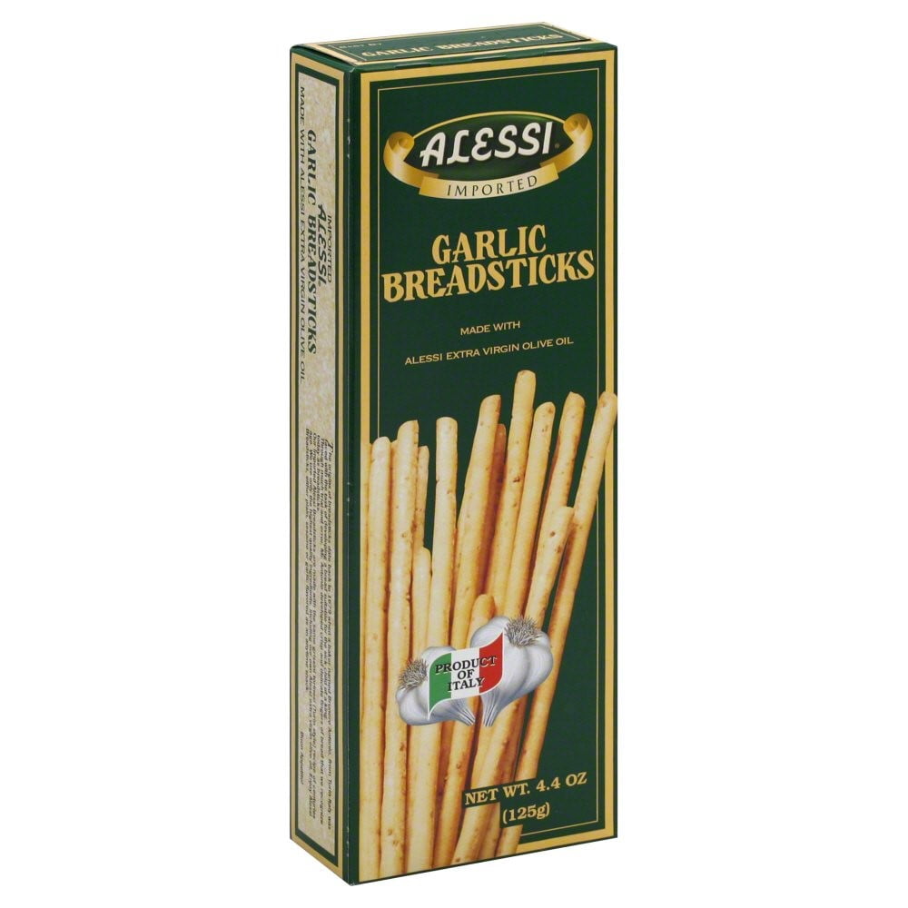 Alessi Garlic Breadsticks, 4.4 Ounce Boxes