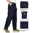 thumbnail image 3 of BOCOMAL Men's FR Cargo Pants Midweight 7.5oz (7 Pockets) Multi-Pockets FR Pants, 3 of 8