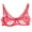 Red, variant on Women's Plus Size Bra Full Coverage Minimiser Non Padded Lace Underwired Bras