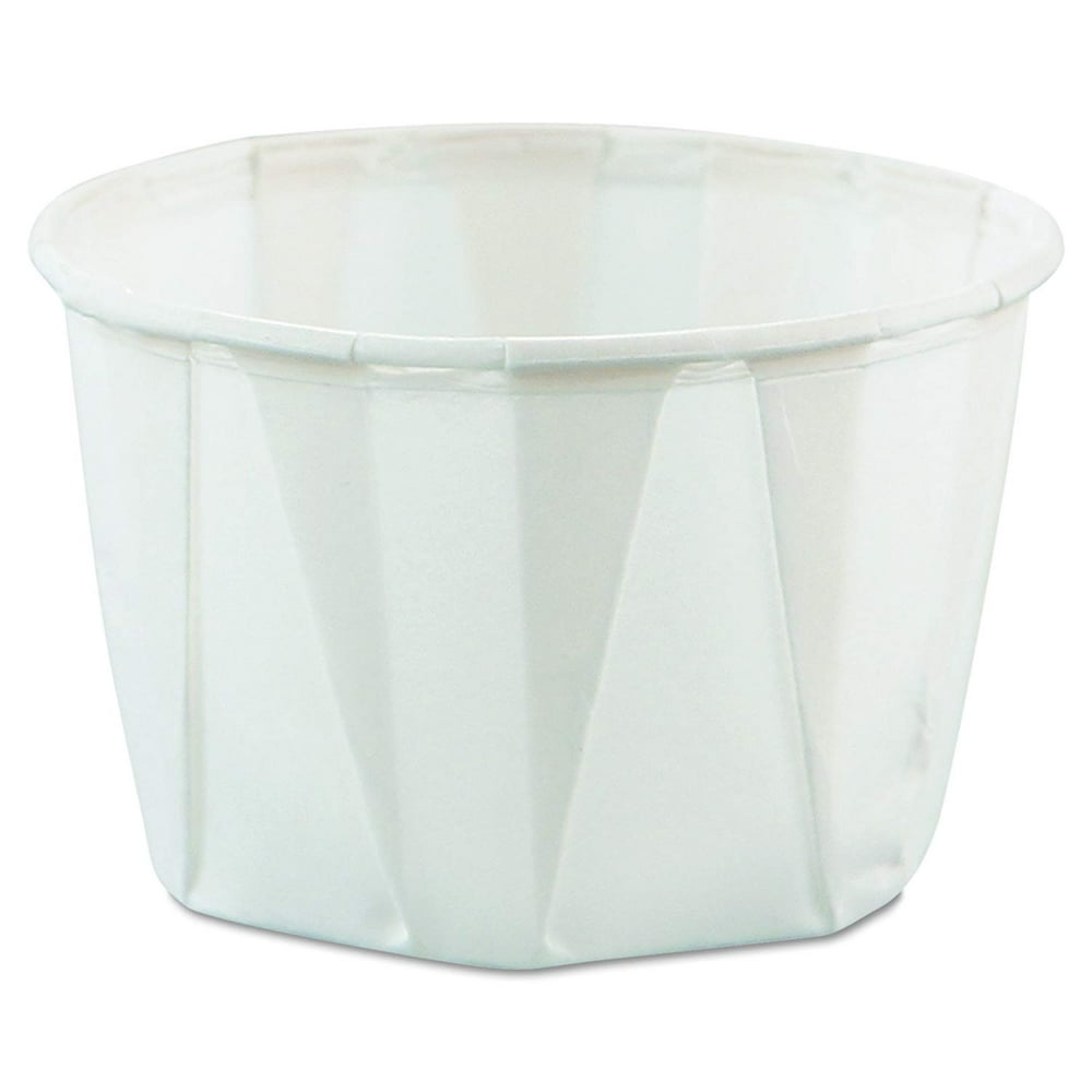 Solo Paper Souffle Cup 2002050, 2 Ounces, Pack of 250, White Walmart
