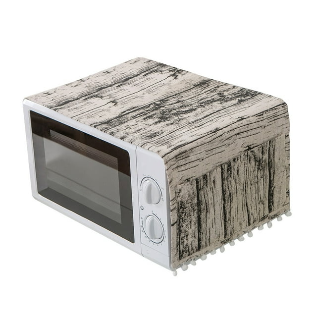 Microwave Oven Dustproof Cover 1Pack Rectangular Shape Cotton Material 30x90Cm for Household Users